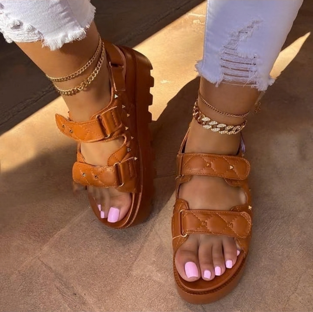 DOUBLE STRAP SANDALS - Picture 4 of 4
